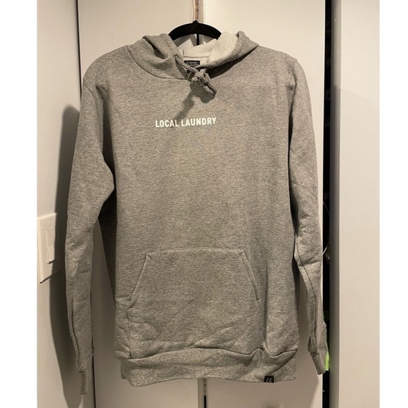Local Laundry Hoodie in Sports Grey - Picture 2 of 8